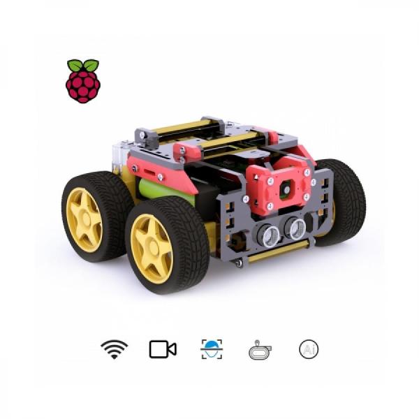 디바이스마트,오픈소스/코딩교육 > 코딩교육 키트/로봇 > Adeept,Adeept,라즈베리파이 4WD DIY 스마트 자동차 키트 [ADR014],Raspberry Pi 4/3 모델 B+/B/2B, 어린이 및 성인용 DIY 로봇 키트, OpenCV 대상 추적용 Adeept AWR 4WD WiFi 스마트 로봇 차량용 키트