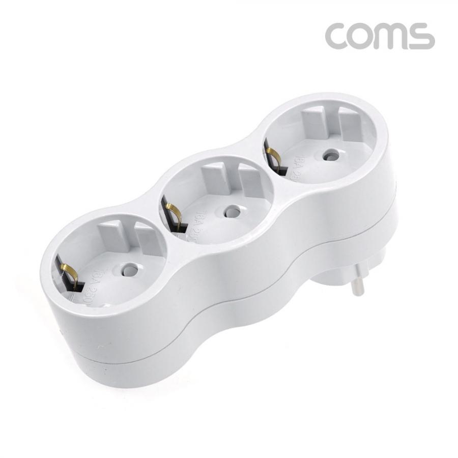 멀티탭 3구 접지 콘센트 16A 250V~ 대한 일자형 [L0013229]