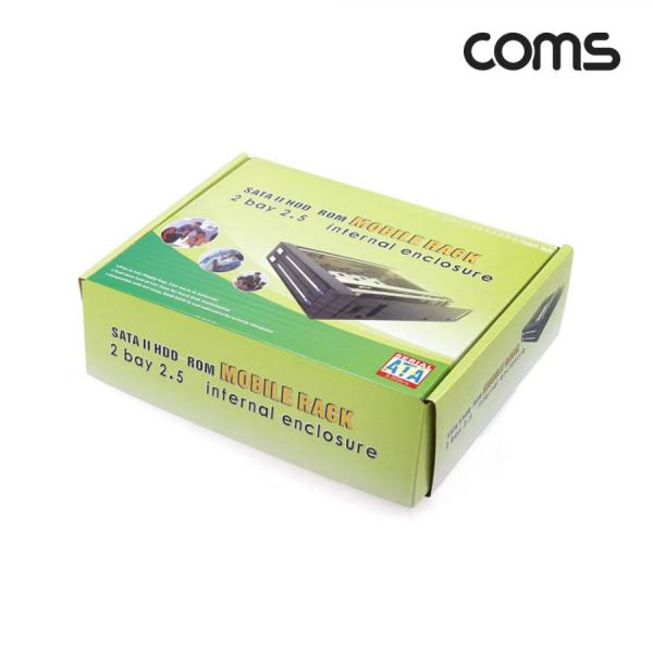 디바이스마트,컴퓨터/모바일/가전 > 컴퓨터 부품 > HDD > 하드랙/하드보관함,Coms,하드랙 2.5형 HDD 2Bay SATA2 2개입 잠금 [TB722],2Bay SATA2 2개입 잠금