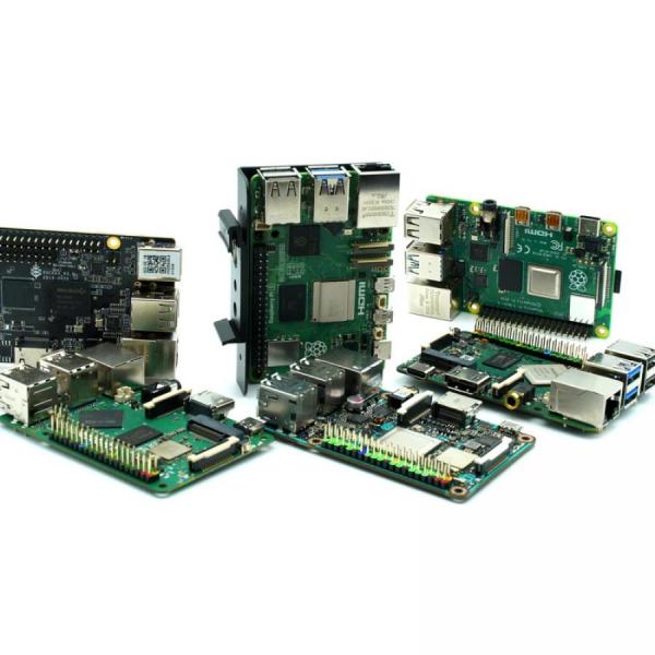 디바이스마트,오픈소스/코딩교육 > 라즈베리파이 > 라즈베리파이 확장보드/HAT,KKSB,라즈베리파이4,5 DIN레일 마운트,한국공식대리점 / 라즈베리파이5, 4B, 3B 호환 브라킷 / 쉽고 빠른 조립 / 작은 사이즈로 냉각펜, 방열판의 방해를 받지 않습니다. / 재질 : 철 / Raspberry Pi 5, 4 and 3 Din Rail Clip Bracket