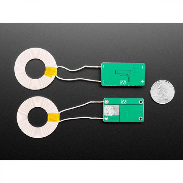 디바이스마트,MCU보드/전자키트 > 전원/신호/저장/응용 > 충전/배터리/전원,Adafruit,High Current Inductive Charge Kit - 5V @ 1.3A max [ada-4430],고전류 충전 키트 / 입력 : 9V ~ 12V / 직접적인 전선연결이나, 플러그 없이 충전 가능
