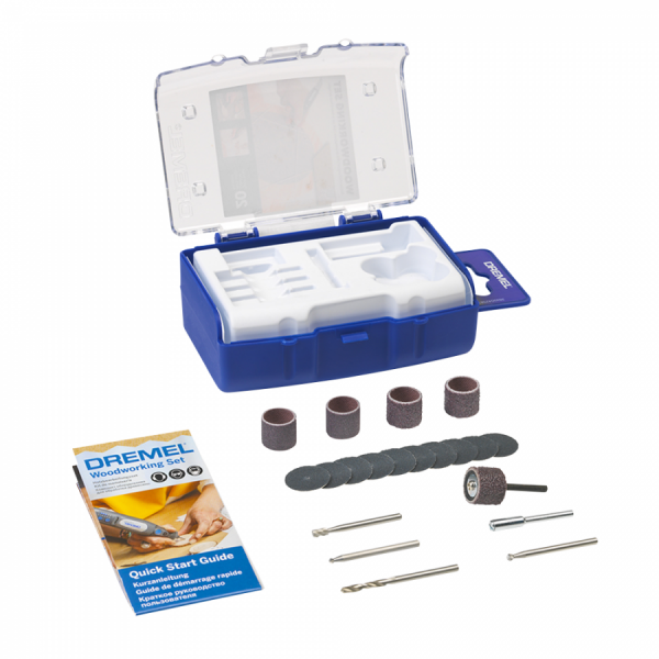디바이스마트,수공구/전자공구/전동공구 > 전동/엔진공구 > 절단공구 > 조각기/멀티툴,드레멜,드레멜 681 목공용 액세서리 세트 20개입 2615C681JA,재사용 가능한 보관함과 20개의 순정 Dremel 액세서리 포함
