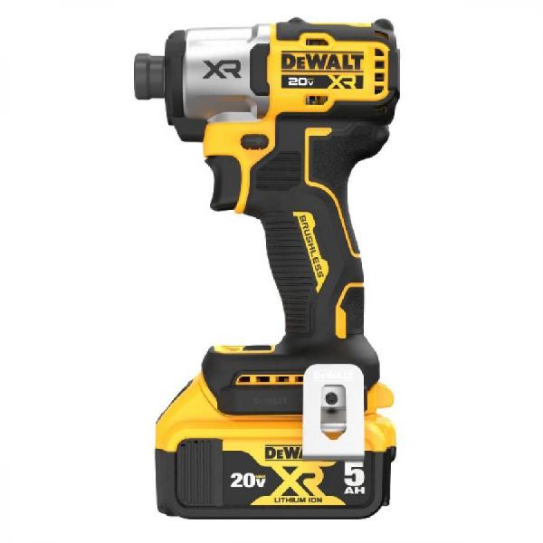 디바이스마트,수공구/전자공구/전동공구 > 전동/엔진공구 > 충전공구 > 충전임팩드라이버,디월트,브러쉬리스 임팩트 드라이버 DCF845P2T 배터리2개 (20V/5.0Ah),전압 20V MAX 5.0A x 2/ 최대토크 205 Nm / 분당타격수 4200 IPM / 엔빌타입 양날비트 가능 / 무게 0.91Kg 본체만 / 3-Speed 가능