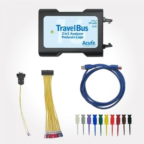 디바이스마트,MCU보드/전자키트 > 개발용 장비 > 아날라이저,Acute,TravelBus TB3016F 19채널 2in1 로직 아날라이저,로직 분석 + 프로토콜 분석모드 기능을 갖춘 이중 분석 아날라이저 / 19채널 / 타이밍 분석 : 800MHz / 상태 분석 : 200MHz / Diff. Signal Decode：DP_Aux