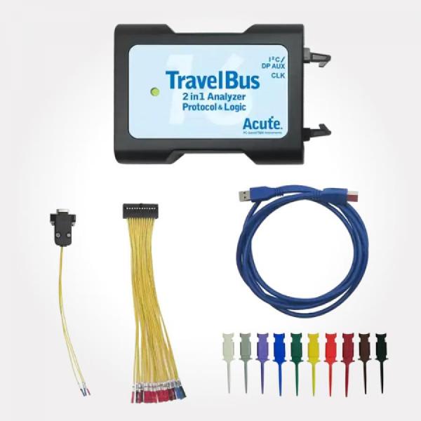 디바이스마트,MCU보드/전자키트 > 개발용 장비 > 아날라이저,Acute,TravelBus TB3016E 19채널 2in1 로직 아날라이저,로직 분석 + 프로토콜 분석모드 기능을 갖춘 이중 분석 아날라이저 / 19채널 / 타이밍 분석 : 800MHz / 상태 분석 : 200MHz / Diff. Signal Decode：DP_Aux