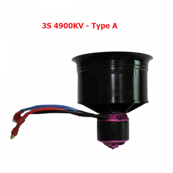 디바이스마트,기계/제어/로봇/모터 > 모터류 > BLDC모터 > 덕트팬,DoBoFo,50mm 11블레이드 3S 4900KV 덕트팬 모터 세트 (Type-A),50mm 날개 11개 / 권장 배터리 3S 1500mAh 35C / 4900KV / 권장 ESC 40A / 일반형 / 최대 전압 12.6V / 최대 전류 38A / 최대 Thrust 770g
