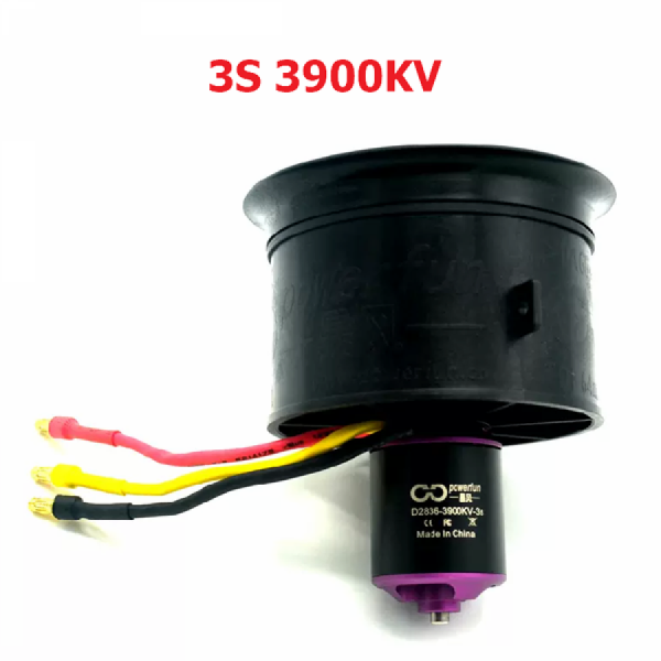 디바이스마트,기계/제어/로봇/모터 > 모터류 > BLDC모터 > 덕트팬,DoBoFo,64mm 11블레이드 3s 3900KV 덕트팬 모터 세트,60mm 날개 11개 / 권장 배터리 3S 2600mAh 35C / 3900KV / 권장 ESC 50A / 최대 전압 12.6V / 최대 전류 52A / 최대 Thrust 1180g