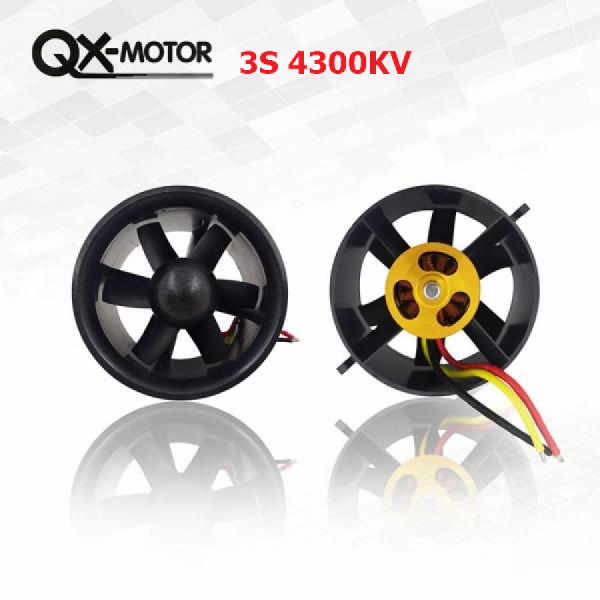 디바이스마트,기계/제어/로봇/모터 > 모터류 > BLDC모터 > 덕트팬,QXmotor,64mm 12블레이드 QF2822 3s 4300KV 덕트팬 모터 세트,64mm 날개 12개 / QF2822(2222) / 4300KV / 9N6P / 샤프트 3파이 / 모터 직경 약 28파이 / 135g / 권장 ESC 80A