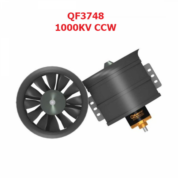 디바이스마트,기계/제어/로봇/모터 > 모터류 > BLDC모터 > 덕트팬,QXmotor,90mm 12블레이드 QF3748 12S CCW 1000KV 덕트팬 모터 세트,90mm 날개 12개 / QF3748 / 1000KV / 12N8P / 샤프트 6파이 / 모터 직경 약 37파이 / 430g / 권장 ESC 100A  / CCW