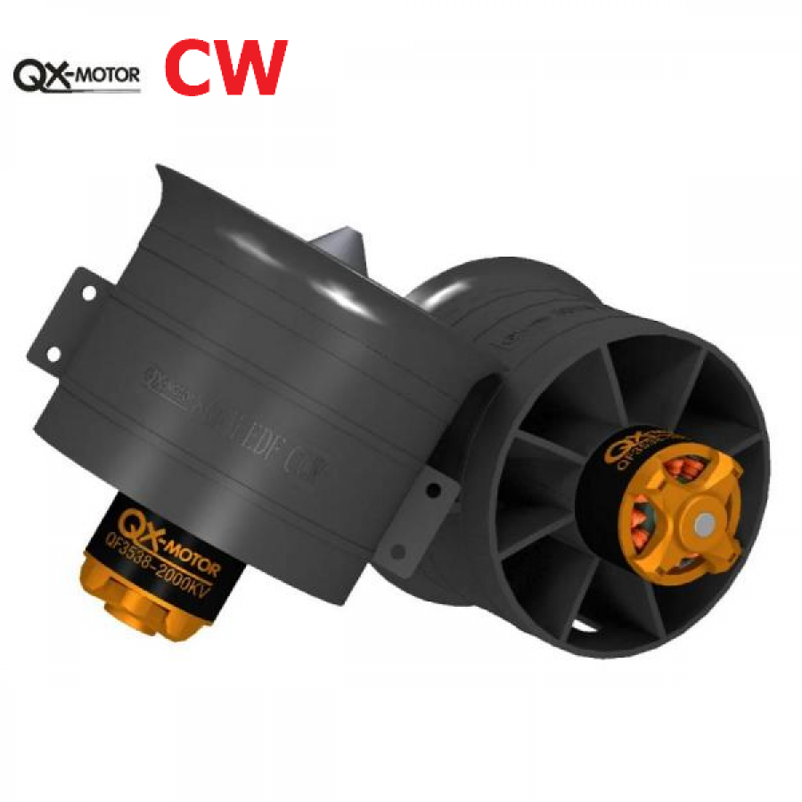 80mm 12블레이드 QF3538 CW 6S 2000KV 덕트팬 모터 세트