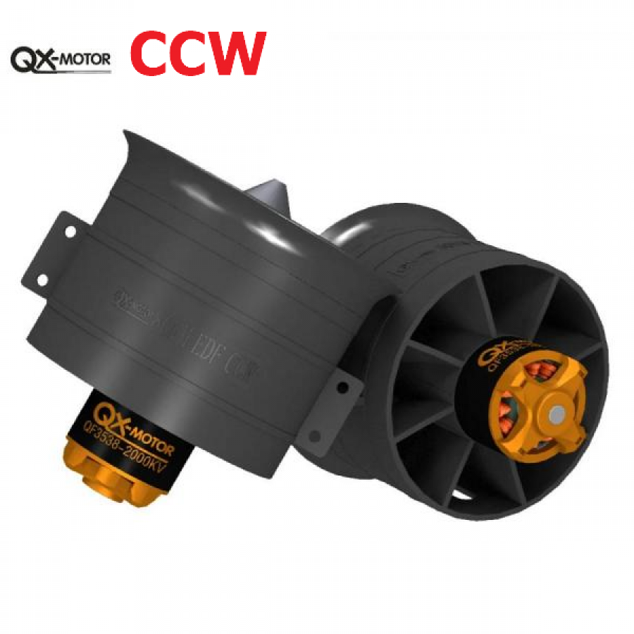 80mm 12블레이드 QF3538 CCW 6S 2000KV 덕트팬 모터 세트