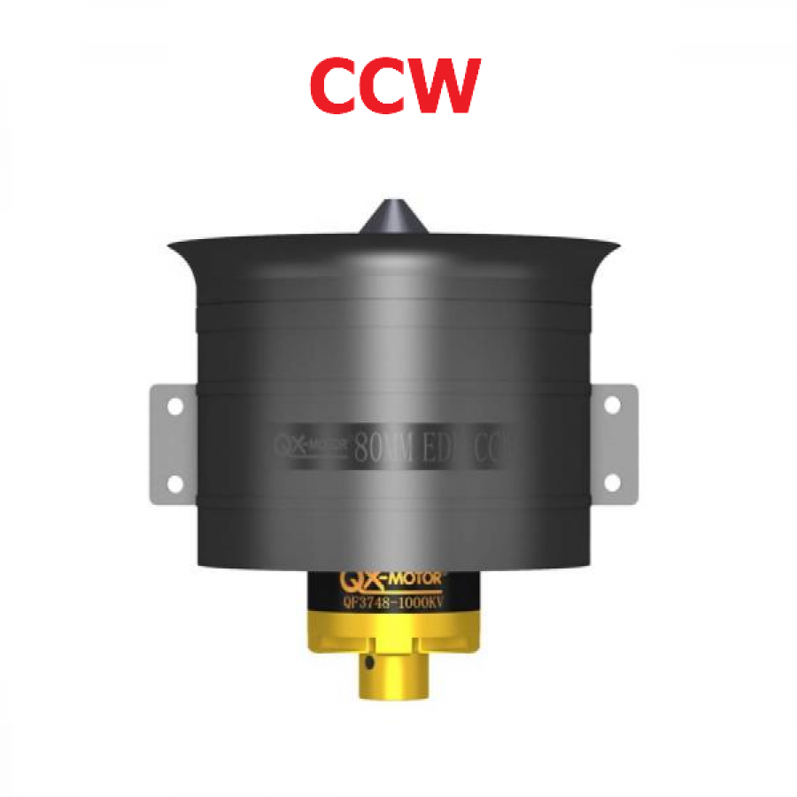 80mm 12블레이드 QF3748 CCW 12S 1000KV 덕트팬 모터 세트
