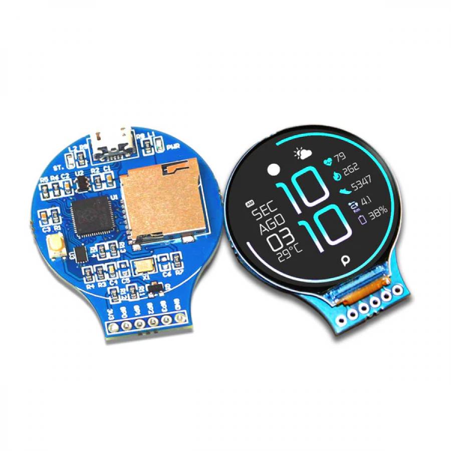 Roundy - Round LCD Board based on RP2040 [SKU24018]