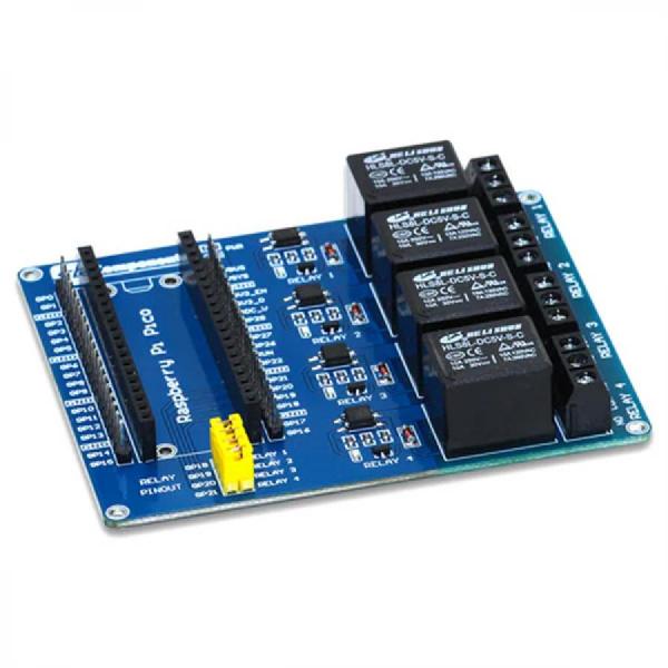 디바이스마트,MCU보드/전자키트 > 전원/신호/저장/응용 > 릴레이,SB Components,Raspberry Pi Pico Relay Board [SKU21178],라즈베리파이 피코 릴레이보드 / 최대 250V AC@ 7A, 30V DC@ 10A의 부하를 제어