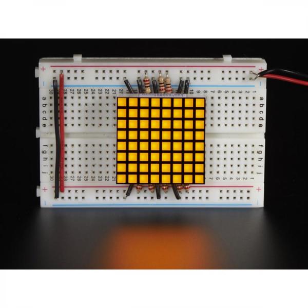 디바이스마트,MCU보드/전자키트 > 디스플레이 > 도트매트릭스,Adafruit,1.2inch 8x8 Matrix Square Pixel - Yellow - KWM-R30881CUYB [ada-1819],1.2인치 8x8 도트매트릭스 / 노란색 / MAX7219 / KWM-R30881CUYB