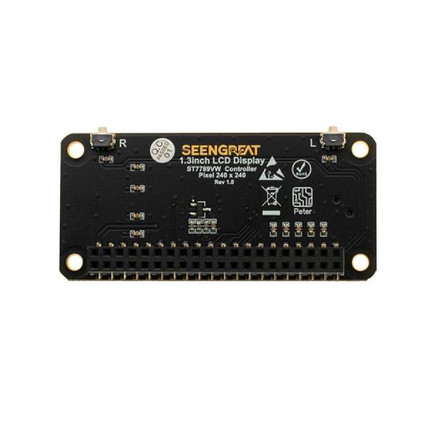 디바이스마트,MCU보드/전자키트 > 디스플레이 > LCD/OLED,SEENGREAT,라즈베리파이 240x240용 1.3인치 TFT LCD 디스플레이 [220733],라즈베리파이용 240x240 1.3인치 TFT LCD 디스플레이 / 라즈베리파이/제로/제로W/제로WH 지원 / SPI / 파이썬 / ST7789