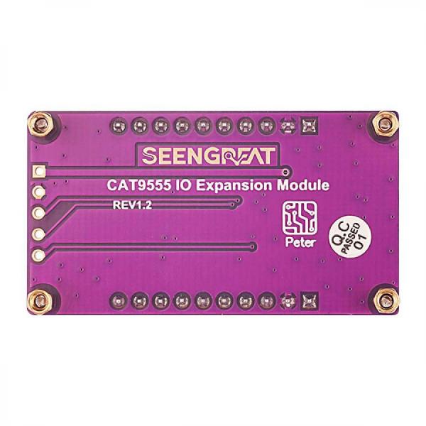 디바이스마트,MCU보드/전자키트 > 전원/신호/저장/응용 > 인터페이스/먹서,SEENGREAT,IO 확장 보드 모듈 CAT9555 [220829],I2C 및 SMBus 호환 애플리케이션을 위한 16비트 병렬 입력/출력 포트 확장을 제공 / CAT9555 / 3.3V ~ 5V