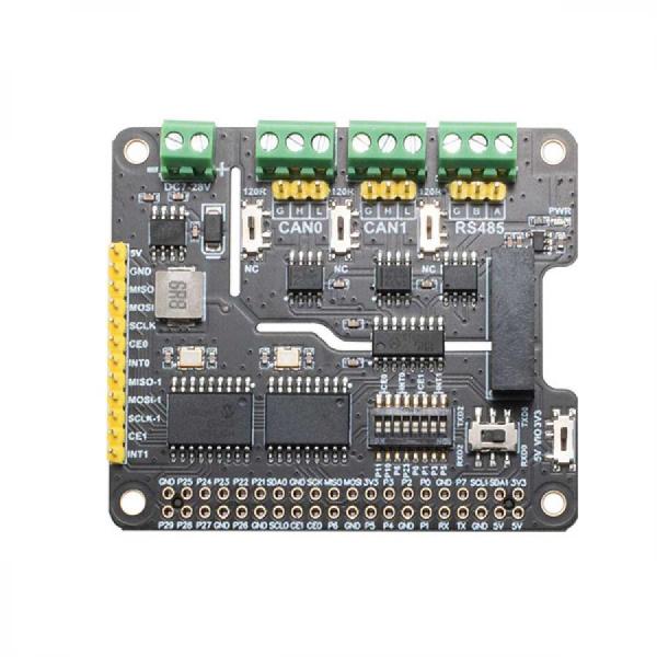디바이스마트,MCU보드/전자키트 > 통신/네트워크 > CAN통신,SEENGREAT,라즈베리파이 RS485 CAN 확장 보드 CAN+RS485 [220779],라즈베리파이 RS485 CAN 듀얼 확장보드 / 5V / CAN 제어 칩 : MCP2515 / CAN 트랜시버 : SN65HVD230DR / RS485 트랜시버 : SP3485EN
