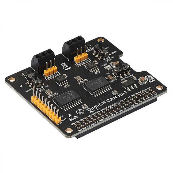 디바이스마트,MCU보드/전자키트 > 통신/네트워크 > CAN통신,SEENGREAT,라즈베리파이용 2채널 CAN 버스 확장 모듈 [220488],다중 보호 기능을 갖춘 듀얼 채널 CAN 통신 기능을 학습하거나 테스트하기 위해 Raspberry Pi용으로 특별히 개발된 전문 확장 보드입니다. / STM32, Arduino