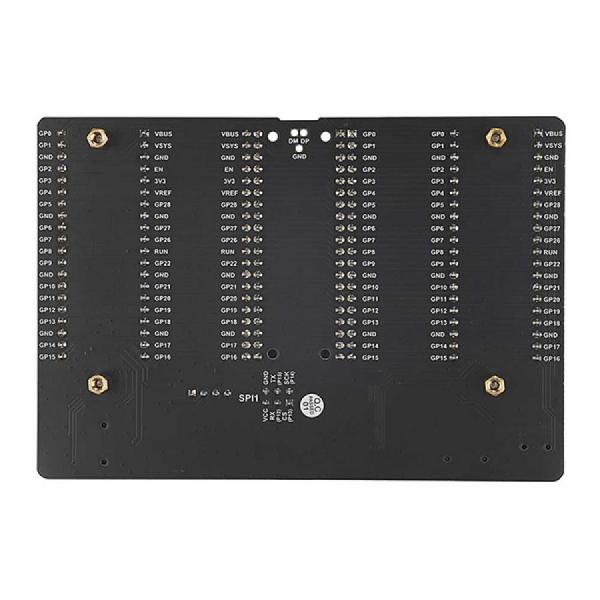 디바이스마트,오픈소스/코딩교육 > 라즈베리파이 > 라즈베리파이 확장보드/HAT,SEENGREAT,라즈베리파이 피코 2x20PIN x2 HAT [220709],라즈베리파이 피코 확장보드 / 2x20PIN / 풀 컬러 Pico LED / 5V / GPIO / Python 데모 코드 제공 / SD카드