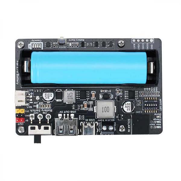 디바이스마트,MCU보드/전자키트 > 전원/신호/저장/응용 > 충전/배터리/전원,SEENGREAT,태양광 패널 18650 리튬 배터리 MPPT 태양광 충전 모듈 5V-24V [220805],18650 리튬 배터리용 MPPT 태양광 충전 모듈 / 5V ~ 24V / C타입 / 배터리 충전 및 방전 보호 기능