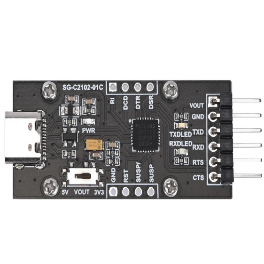 USB-UART 직렬 브리지 보드 CP2102 C타입 [219440]