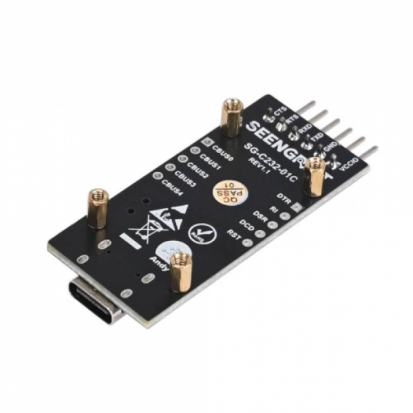 디바이스마트,MCU보드/전자키트 > 통신/네트워크 > USB관련,SEENGREAT,USB-UART 브리지 보드 FT232 C타입 [217094],USB-UART 브리지 보드 FT232 / C타입 / 300bps ~ 3Mbps / 5V