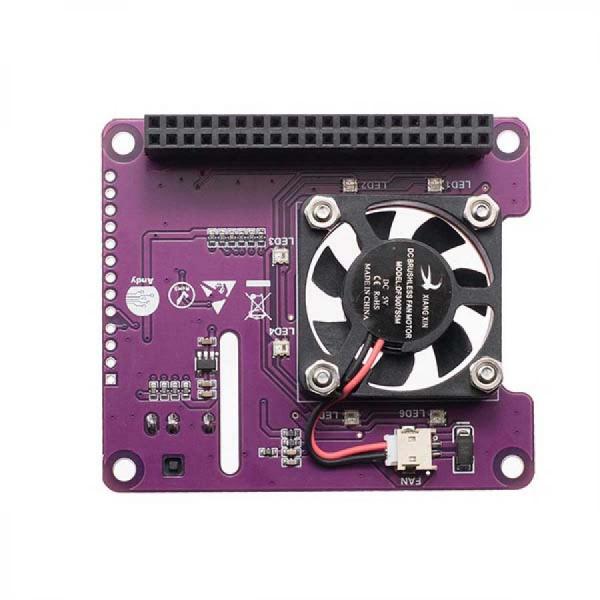 디바이스마트,오픈소스/코딩교육 > 라즈베리파이 > 라즈베리파이 확장보드/HAT,SEENGREAT,라즈베리파이 쿨링팬 HAT I2C 속도 제어 PCA9685 PWM [214748],라즈베리파이 냉각펜 확장보드 / I2C / PCA9685 PWM 출력 / 5V