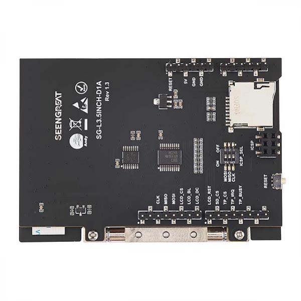 디바이스마트,오픈소스/코딩교육 > 아두이노 > 아두이노 호환쉴드,SEENGREAT,아두이노 3.5인치 TFT LCD SPI 터치 스크린 [239191],아두이노 3.5인치 TFT LCD 쉴드 / SPI / 터치스크린 / 저항식 / 3.3V