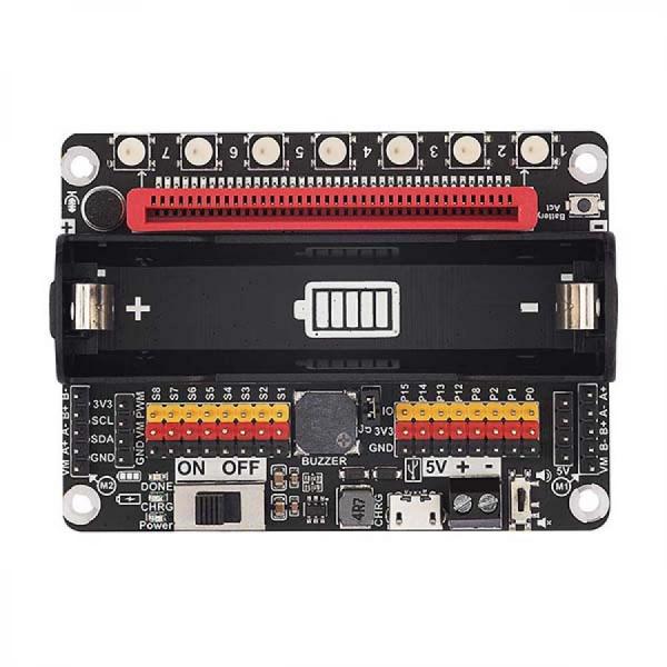 디바이스마트,오픈소스/코딩교육 > Micro:Bit > 마이크로비트 확장/변환보드,SEENGREAT,마이크로비트 확장보드 PCA9685 [239215],마이크로비트 확장보드 / PCA9685 / RGB 풀컬러 / 18650 배터리 / I2C