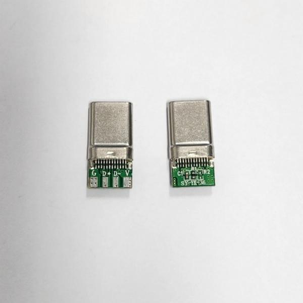 디바이스마트,커넥터/PCB > I/O 커넥터 > USB/IEEE 커넥터 > USB-C 타입 커넥터,SMG,C타입(수) 4포인트 9mm PCB 보드 [TSC-TC002],C타입 PCB 보드 / 4포인트 / 수 / 9mm