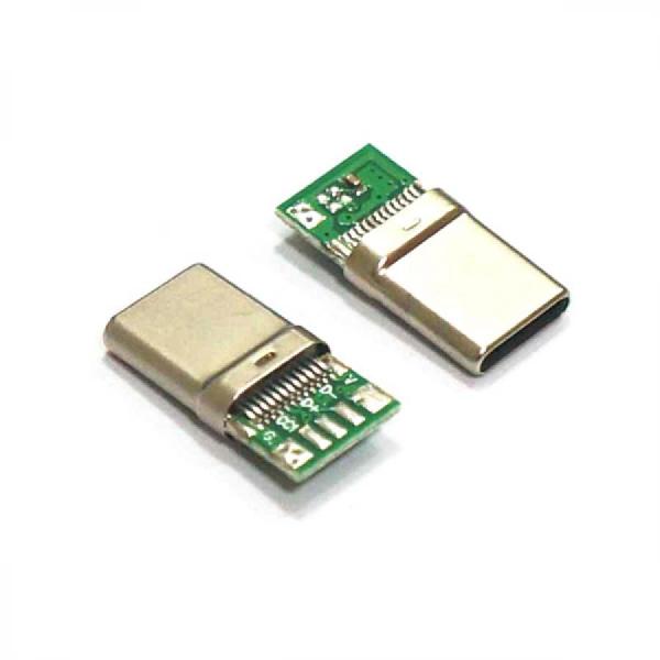 디바이스마트,커넥터/PCB > I/O 커넥터 > USB/IEEE 커넥터 > USB-C 타입 커넥터,SMG,USB3.1 C타입(수) 12핀 CC1 5포인트 PCB 보드 [TSC-TC010],C타입 PCB 보드 / 3.1 c타입  12핀 / CC1 5포인트 / 수
