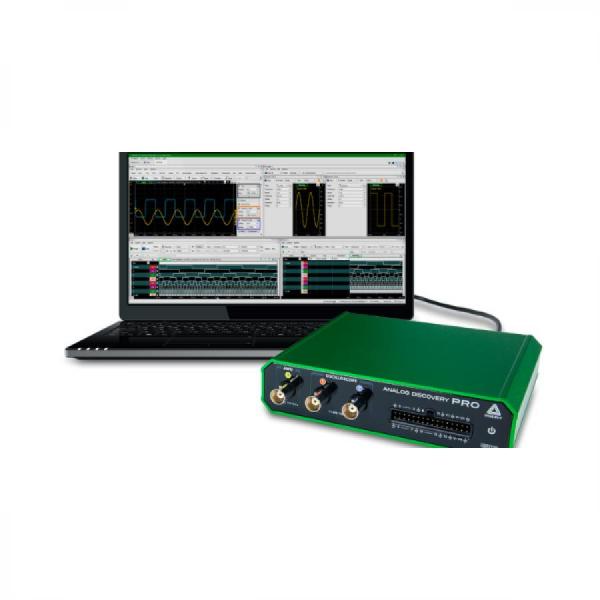 디바이스마트,MCU보드/전자키트 > 프로세서/개발보드 > Digilent > Scope, DAQ 및 장비,Digilent,Analog Discovery Pro ADP2230 Mixed Signal Oscilloscope (MSO) 410-417,전문 엔지니어를 위해 설계된 혼합 신호 USB 오실로스코프(MSO) / 아날로그 입력, 아날로그 출력 및 디지털 I/O를 갖추고 있으며 딥 메모리 버퍼는 모두 최대 125 MS/s에서 작동 / 파형 발생기 / 로직 아날라이저