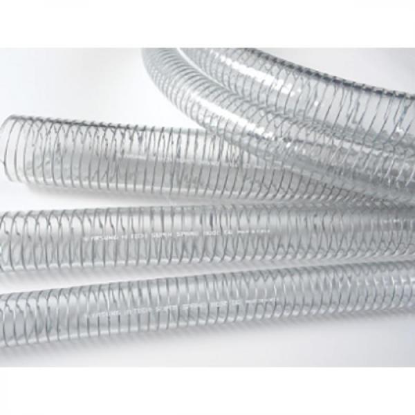 디바이스마트,화학/산업/안전 > 배관/호스/유.공압 > 호스/튜브 > 스프링호스,야성,스프링 호스 (일반용) 내경 32mm [40M],내경: 32mm / 외경: 39.5mm / 상용압력: 0.4(4) kgf/cm² / 파열압력: 2.0(20) kgf/cm² / 포장단위:  40M / 재질: 특수강선, 특수클린 pvc