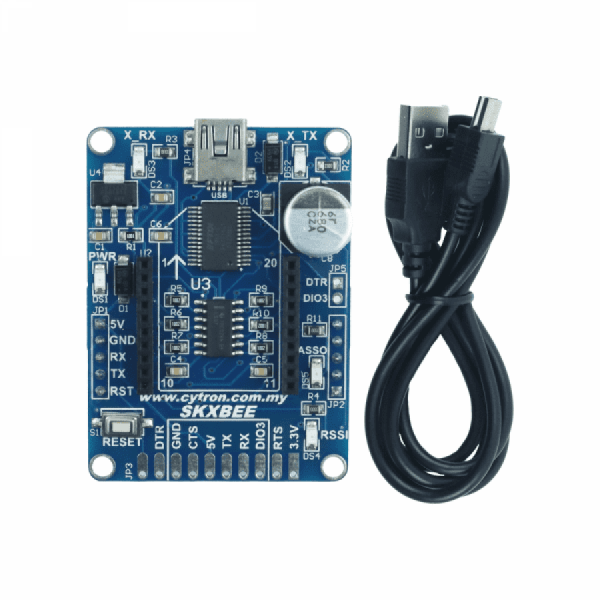 디바이스마트,MCU보드/전자키트 > 통신/네트워크 > 지그비,Cytron,XBee Starter Kit without module [SKXBEE-BOARD],SKXBee/SKXBee-Pro 보드 / USB-UART / 5V