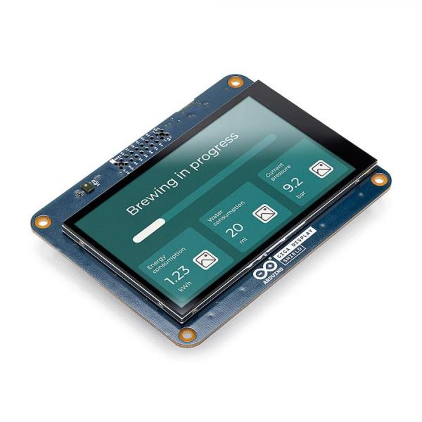 디바이스마트,오픈소스/코딩교육 > 아두이노 > 아두이노 정품 보드/쉴드/키트,아두이노,Arduino GIGA Display Shield,ASX00039 / 아두이노 기가 R1 와이파이 확장 쉴드 / 디지털 마이크, 6축 IMU 및 Arducam® 커넥터 포함 터치 스크린 솔루션(3.97인치) / 디스플레이 스펙 : 480x800 RGB, 16.7M 색상, 5점 터치 및 제스쳐, I2C 인터페이스 / BMI270 IMU 칩셋, MP34DT06JTR 마이크