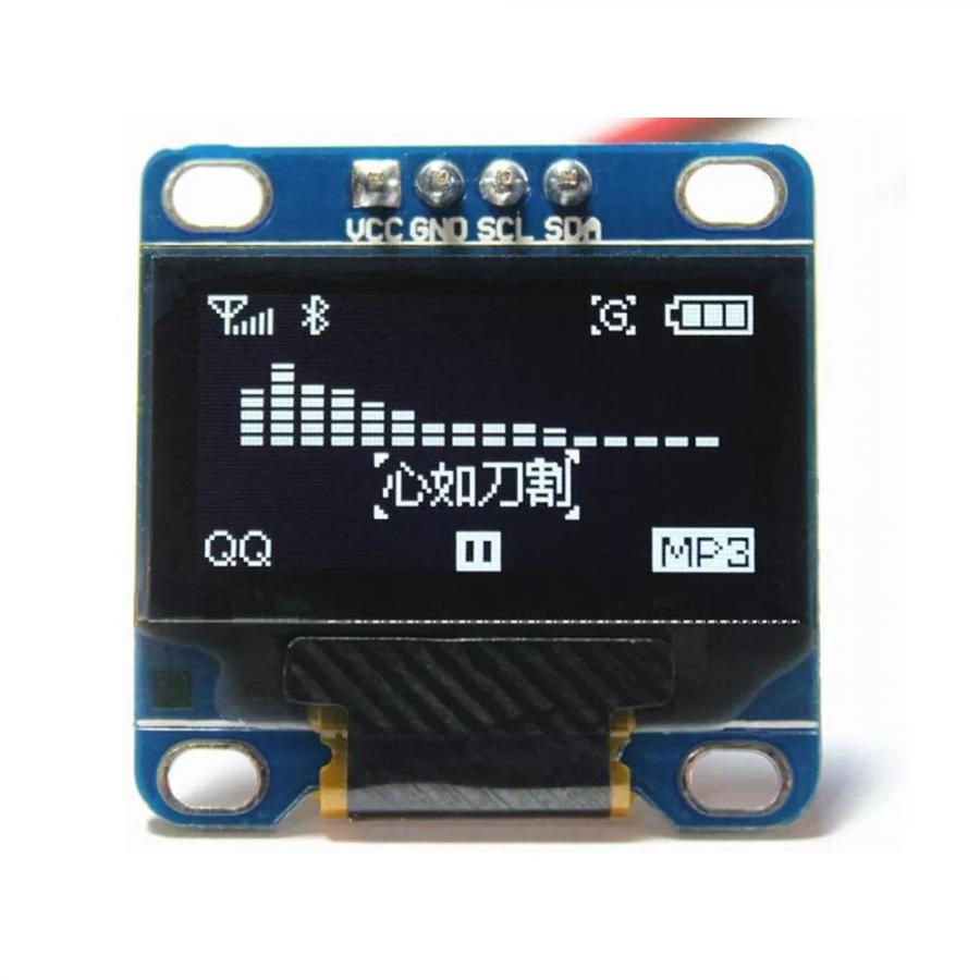 0.96인치(Inch) OLED 디스플레이 (백색) 128 x 64 (PN-OLED-W096)