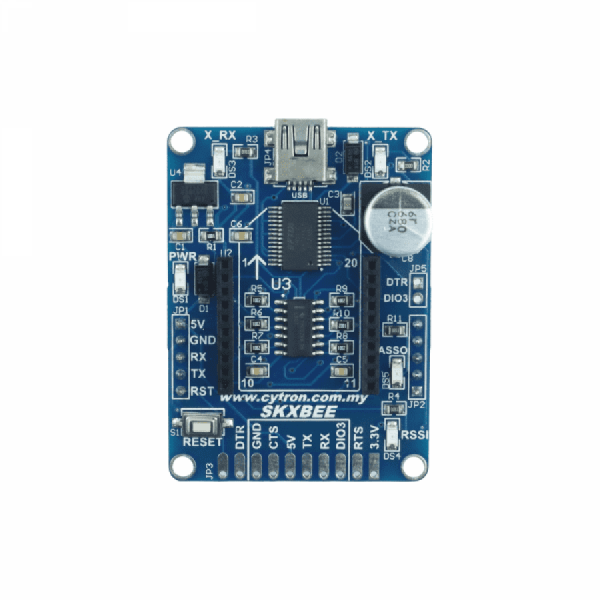 디바이스마트,MCU보드/전자키트 > 통신/네트워크 > 지그비,Cytron,XBee Starter Kit without module [SKXBEE-BOARD],SKXBee/SKXBee-Pro 보드 / USB-UART / 5V