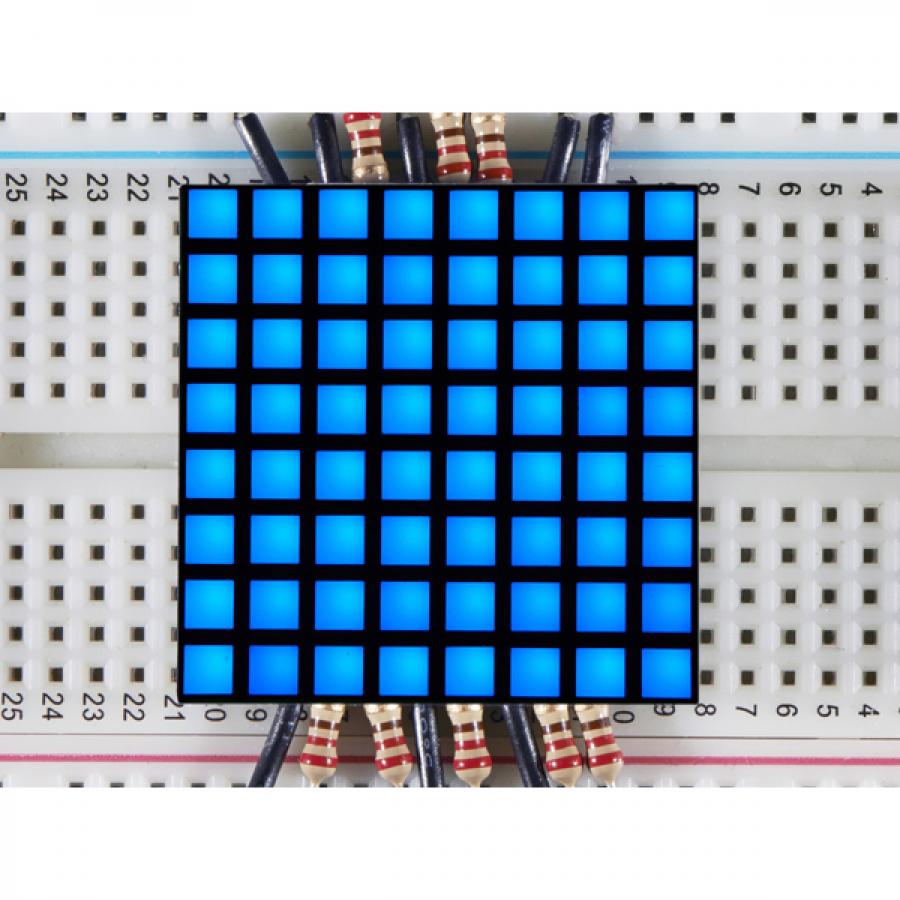 1.2' 8x8 Matrix Square Pixel - Blue [ada-1817]