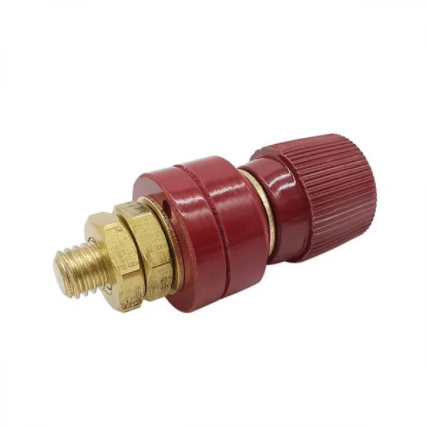 디바이스마트,EV 전기차/캠핑카/그린에너지 > 스위치/커넥터/릴레이 > 산업용커넥터,SMG,M8 황동 대전류 적색,대전류단자 / M8 / 200A / 타공 사이즈 12mm / 적색