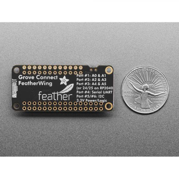 디바이스마트,오픈소스/코딩교육 > 라즈베리파이 > 라즈베리파이 확장보드/HAT,Adafruit,Adafruit Grove and Stemma QT FeatherWing for all Feathers [ada-5862],Feather, Grove, Stemma QT HAT / 3x 아날로그/디지털 커넥터, 1x UART 커넥터 및 2x I2C 커넥터