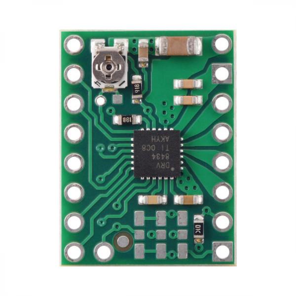 디바이스마트,MCU보드/전자키트 > 버튼/스위치/제어/RTC > 모터/모터컨트롤,Pololu,DRV8434 Stepper Motor Driver Carrier (Header Pins Soldered) #3763,스테핑 모터 드라이버 / male 헤더핀이 장착되어 있어 납땜이 필요하지 않음 / 작동 전압 : 4.5V ~ 48V / 연속 전류 : 1.2A