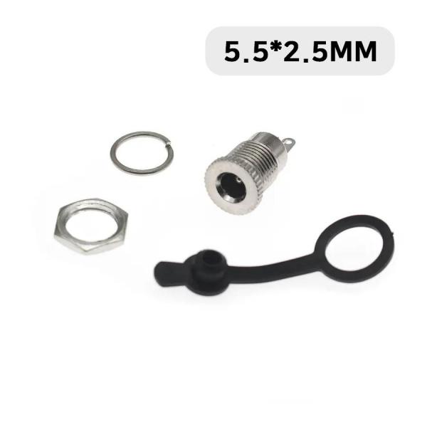 디바이스마트,커넥터/PCB > 플러그/잭 > DC잭/플러그,SMG,DC단자 5.5-2.5 구리 방수캡 포함,DC 단자 / 5.5-2.5 / 구리합금 / 방수캡 포함