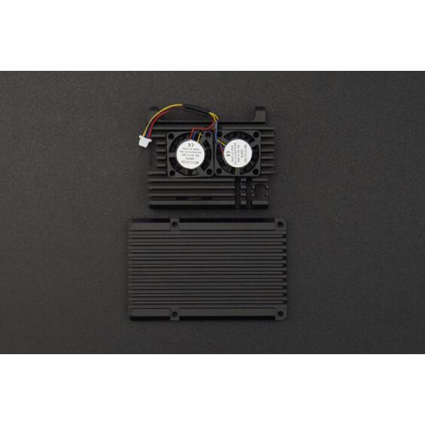 디바이스마트,오픈소스/코딩교육 > 라즈베리파이 > 라즈베리파이 케이스,DFROBOT,라즈베리파이5 싱글 보드 컴퓨터용 듀얼 팬 금속 케이스 [FIT0979],라즈베리파이5 전용 금속 케이스 / 라즈베리파이와 완벽하게 맞아 메인보드를 효과적으로 보호 / 효율적인 열 방출 보장