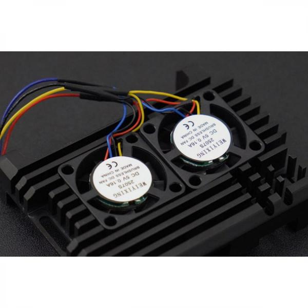 디바이스마트,오픈소스/코딩교육 > 라즈베리파이 > 라즈베리파이 케이스,DFROBOT,라즈베리파이5 싱글 보드 컴퓨터용 듀얼 팬 금속 케이스 [FIT0979],라즈베리파이5 전용 금속 케이스 / 라즈베리파이와 완벽하게 맞아 메인보드를 효과적으로 보호 / 효율적인 열 방출 보장