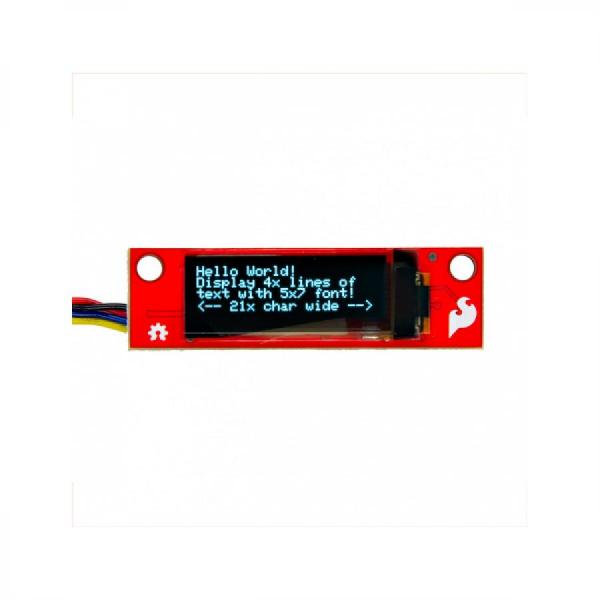 디바이스마트,MCU보드/전자키트 > 디스플레이 > LCD/OLED,SparkFun,SparkFun Qwiic OLED Display [LCD-24606],0.91인치, 128x32픽셀 / 최대 4줄의 텍스트 표시 / 백라이트 레이어가 없어 전력소비가 적으며 대비가 높음 / 작동 전압 : 3.3V