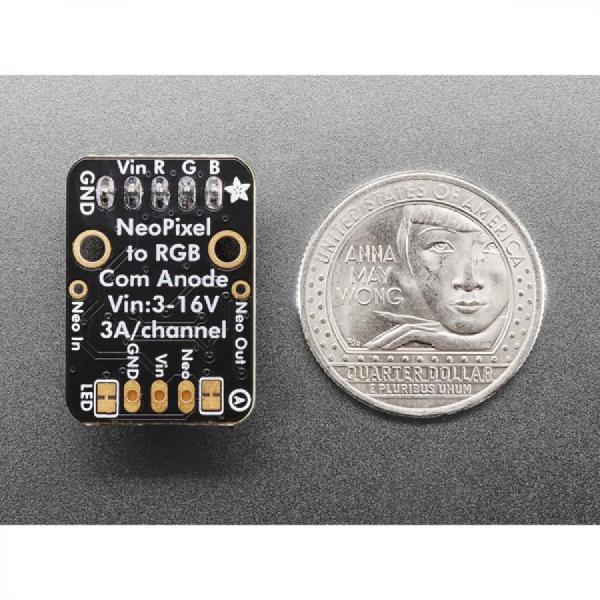 디바이스마트,MCU보드/전자키트 > 버튼/스위치/제어/RTC > 모터/모터컨트롤,Adafruit,Adafruit NeoRGB Stemma - NeoPixel to RGB PWM LEDs and Strips - STEMMA JST PH 2mm [ada-5888],네오픽셀을 RGB 스트립에 연결시켜주는 PWM  STEMMA 모듈 / JST PH 커넥터 / NeoPixel