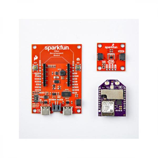디바이스마트,MCU보드/전자키트 > 통신/네트워크 > 지그비,SparkFun,SparkFun Digi XBee Kit [KIT-24441],SparkFun Digi XBee 개발 보드 / Digi XBee RR 및 기존  through-hole Digi Xbee 모듈 / SparkFun 습도 센서 breakout