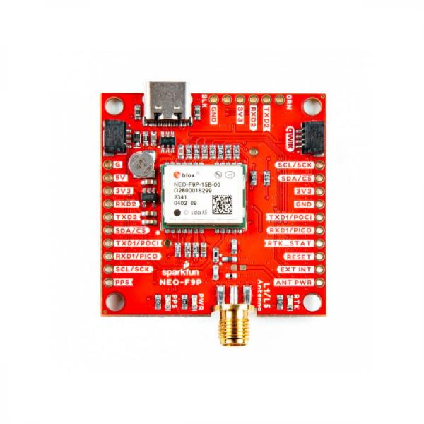 디바이스마트,MCU보드/전자키트 > 통신/네트워크 > GNSS/GPS > 정밀/고성능 GPS 모듈,SparkFun,SparkFun GNSS-RTK L1/L5 Breakout - NEO-F9P (Qwiic) [GPS-23288],고정밀 GNSS 보드 / 강력한 184채널 / 측량 모드를 갖추고 있어 모듈이 기지국이 되어 RTCM 3.x 보정 데이터를 생성