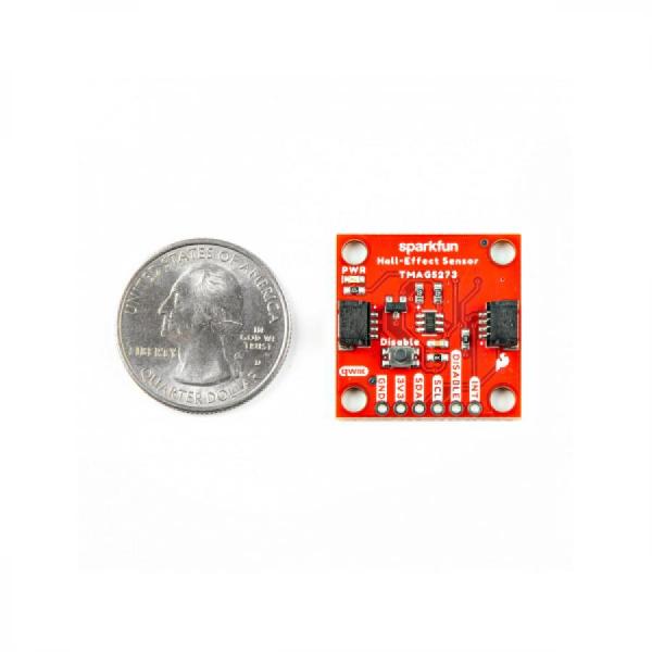 디바이스마트,MCU보드/전자키트 > 센서모듈 > 마그네틱/홀/리드/엔코더 > 엔코더/회전/홀센서,SparkFun,SparkFun Linear 3D Hall-Effect Sensor - TMAG5273 (Qwiic) [SEN-23880],자기장의 존재, 강도 및 방향을 3차원으로 감지할 수 있는 저전력, 고정밀 센서 / 활성모드에서 2.3mA에 불과한 낮은 전력 소비율